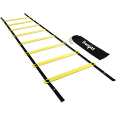 Yes4All Yellow 8-Rung 11 feet Durable Agility Ladder - 2SGQVZ