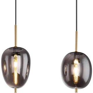 GLOBO Blacky I 4-flg. 19 cm rund Messingfarben