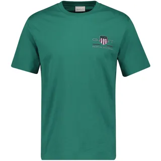 GANT T-Shirt Regular Archive Shield EMB grün XL