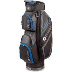 Motocaddy Unisex Lite Series 14-Wege-Golftasche, schwarz/blau, Einheitsgröße