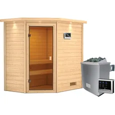 Bild Sauna Jella 9 kW Ofen mit ext. Strg., LED-Dachkranz