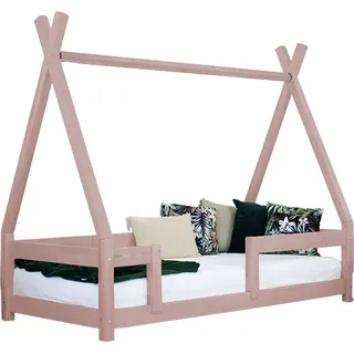 Kinderbett NAKANA 140 x 200 pastellrosa - Rosa