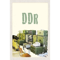 Blechschild 18x12 cm Berlin Deutschland DDR Telefon abhören