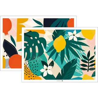 500 Stück - Offset-Tischdecken 'Amalfi' 70 g/m2 31 x 43 cm Prozessfarbe Papier
