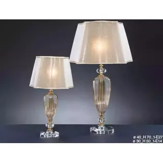 Klassische Art déco Tischlampe Leuchten Kronleuchter Büro Lampe Stilvoll - Gold