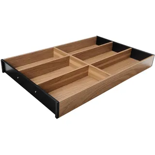 Blum AMBIA-LINE Besteckkasten | Premium Schubladen-Organizer für moderne Küchen & Schränke | schützt, sortiert & ordnet Besteck übersichtlich | mit Antirutschfüßen | 47×30×5 cm | Tennesse Nuss