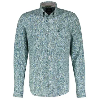 Lerros Langarmhemd »LERROS Langarmhemd mit Stretchanteil, floral bedruckt«, blau