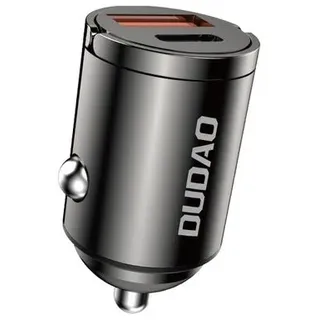 DUDAO R3MAX 48W QC PD Mini-Autoladegerät - Schwarz