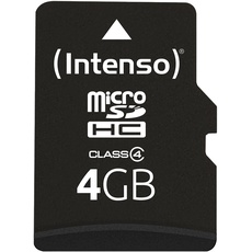 Bild von microSD Class 4 + SD-Adapter 4 GB