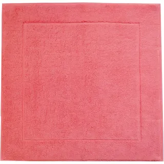 Badematte FRAMSOHN FROTTIER "Uni Basic Hotelmatte" Gr. 2, rot (spice coral), H:11mm, Baumwolle, Badematten, Badematte, große Farbpalette, Hergestellt in Österreich, Badezimmerteppich
