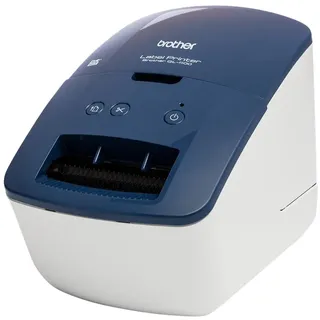 Brother QL-600B Etikettendrucker blau,