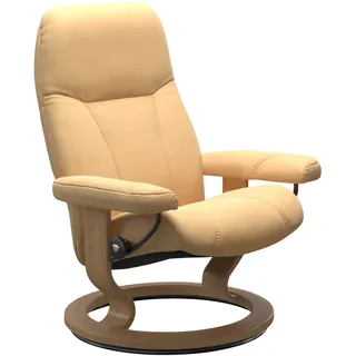 Stressless Relaxsessel Consul mit Classic Base 76 x 100 x 71 cm Gelb drehbar
