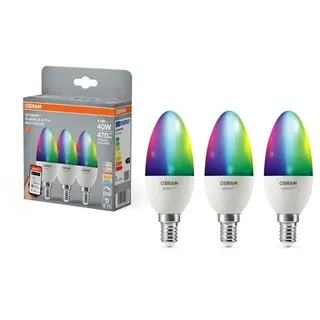 Osram SMART+ frosted candle 470lm 4.9W/RGBW frosted E14 3-pack