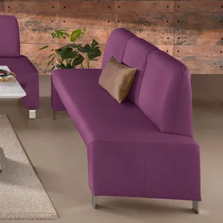 exxpo - sofa fashion Polsterbank »Intenso, Sitzbank, Breite 182 cm, wahlweise in Leder oder Textil« hohe Bodenfreiheit, frei im Raum stellbar, hoher Sitzkomfort