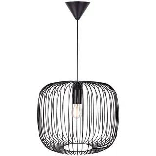 Nordlux Beroni 1-flg. 33 cm rund schwarz Metall