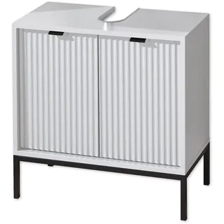 BASIC by Balculina LUCERA Waschbeckenunterschrank, Badezimmerschrank BxHxT 60x60x32« 1 Stk. tlg. Breite 60 cm, Tür L/R montierbar