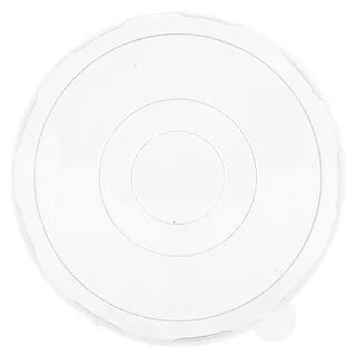 100 Stück, niedrige Deckel für Salatschüsseln 215.84-215.03 'Bionic' Ø 14 cm transparent