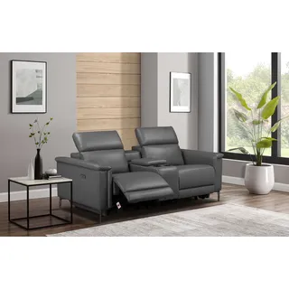 OTTO home "LUND, Kinosofa, Relaxfunktion, TV-Sessel, manuell/elektrisch (USB-A)", Kopfteilverstellung, Getränkachhalter, u. Staufach,