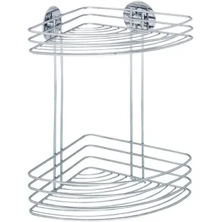 Wenko Turbo-Loc Stahl, chrom, 2 Ablagen