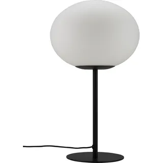 Tischlampe, Tischleuchte, Nachttischlampe, Schreibtischlampe, LED Leselampe, Princess Opal/ Schwarz - Weiß, Schwarz