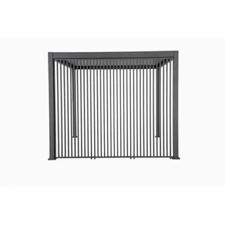 gardenson Lamellenwand für Pavillon 93 x 2,4 m Anthrazit