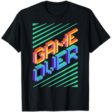 Game Over I Vintage Retro Konsole PS5 Gaming T-Shirt