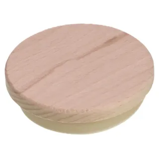 WECK 121461 Holzdeckel 60mmØ Buche für WECK Gläser - Braun