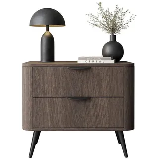 lookway Nachtschrank Twilight 63 x 55 x 38 cm Eiche