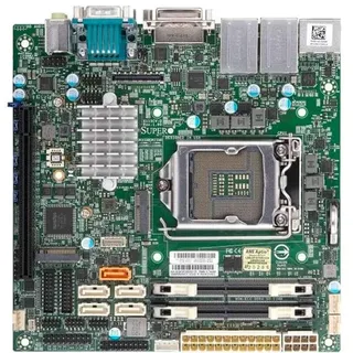 SUPERMICRO X11SCV-L. Prozessorhersteller: Intel, Prozessorsockel: LGA 1151 (Buchse H4), Kompatible Prozessoren: Intel. Bulk. Marke