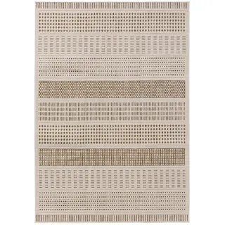 benuta Outdoorteppich Kaleo Cream/Beige 80x150 cm , Creme , Kunststoff , Rechteckig , 80x150 cm , wasserabweisend , Teppiche und Böden, Teppiche, Outdoorteppiche