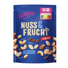 Lorenz Studentenfutter Nuss & Frucht gesalzen 125,0 g