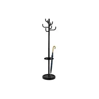 Kerkmann Kleiderständer Sierra 30609715 schwarz Metall 8 Haken 45,0 x 174,0 cm