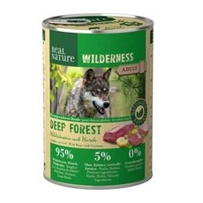 REAL NATURE WILDERNESS Adult Deep Forest Wildschwein mit Hirsch 12x400 g