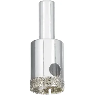 kwb 499820, Einzelbild, Bohrer, Keramik, Granit, Marmor, Naturstein, Leitung, Weiche Keramik-Wandfliese, Kachel, Edelstahl, Zylinderförmige Welle, 2,5 cm - Silber