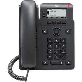 Cisco 6821 PHONE FOR MPP SYSTEMS, Telefon, Schwarz 2 Leitungen - Schwarz