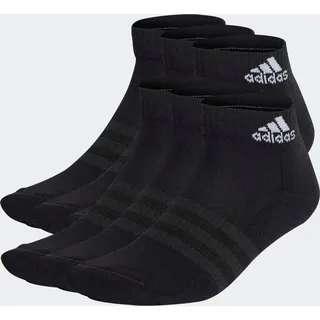 Adidas Cushioned Sportswear Ankle Socken 6 Paar Black / White 49-51