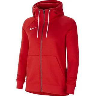 Nike Damen W Nk FLC Park20 Fz Hoodie Kapuzenjacke, University Red/White/White, L