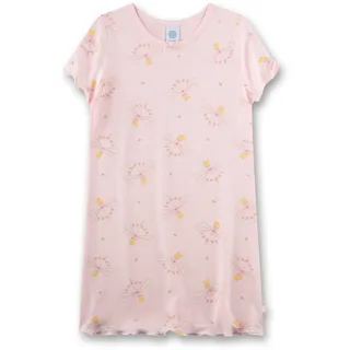 Sanetta Mädchen-Nachthemd Kurzarm rosa Fee | Nachhaltiges und angenehmes Nachthemd aus Baumwoll-Modal-Mix.