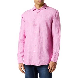 Seidensticker Men's Regular Fit Langarm Hemd Shirt, Rosa, 42