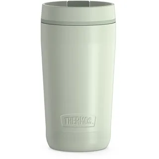 THERMOS GUARDIAN MUG Thermobecher 0,35 l, 3 h heiß, matcha green mat | 6 h kalt, Edelstahl-Isolierbecher mit Pulverbeschichtung, spülmaschinenfest, Coffee to Go, einfaches Handling, grün