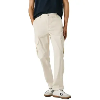 Pepe Jeans Regular Utility Cargohose - Ivory White - 34