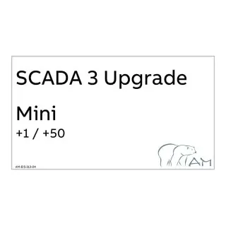 ABB AM-EIS-313-04 Upgrade SCADA Mini, Upgrade Code to existing Dongle Upgr. SCADA3, 1 page, 50 comp./channels 2CQB100215C0051