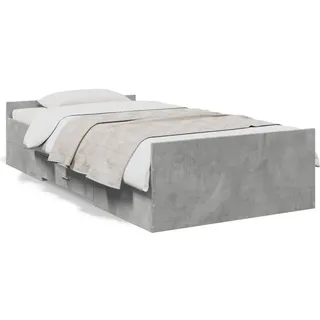 vidaXL Bettgestell mit Schubladen Weiß 200x200 cm Holzwerkstoff