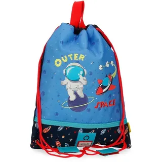 Enso Outer Space Umhängetasche für Snacks, Mehrfarbig, 27 x 34 cm, Polyester, bunt, Talla única, Umhängetasche für Müsli