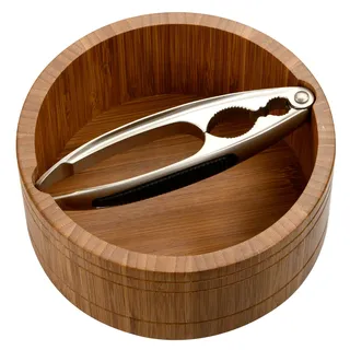 KESPER Nussschale rund, dunkler Bambus, FSC