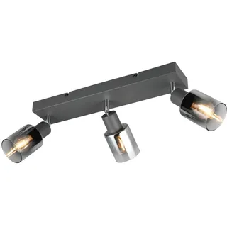 Trio Cadiz 3 grau Metall Glas