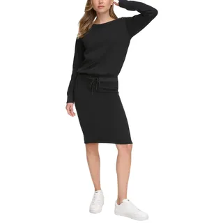 DKNY Women's Off the Shoulder Embellished Dress, Black, Small