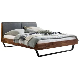 Hasena Massivholzbett Pietro 140 x 200 cm Holz Nussbaum