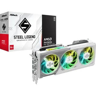 ASRock Radeon RX 9070 XT Steel Legend 16GB GDDR6 1x HDMI 3x DP