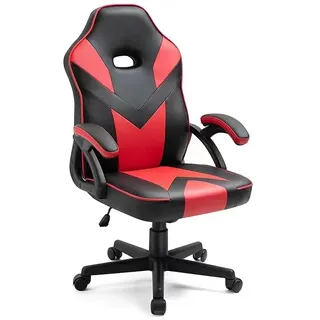 Wellhome Universeller Gaming-bürostuhl Mit Armlehnen - Red